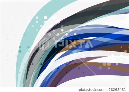 Vector geometric flowing lines abstract background Vector geometric flowing lines abstract background 28268481