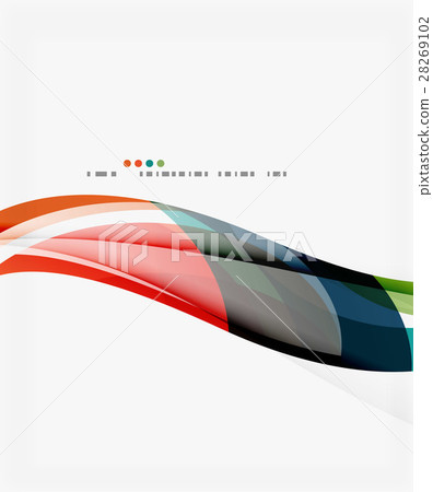 Modern creative curve background with copy space Modern creative curve background with copy space 28269102