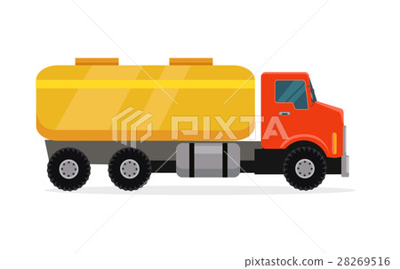 Tank Truck Vector Illustration in Flat Design Tank Truck Vector Illustration in Flat Design 28269516