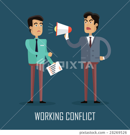 Working Conflict Concept 28269526