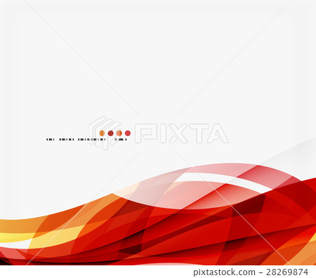 Colorful elegant wave creative layout Colorful elegant wave creative layout 28269874