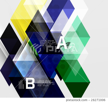 Abstract geometric concept - Stock Illustration [28271006] - PIXTA