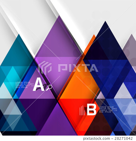 Abstract geometric concept - Stock Illustration [28271042] - PIXTA