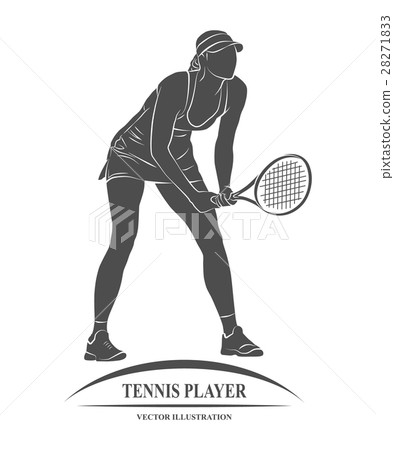 tennis player, silhouette tennis player, silhouette 28271833