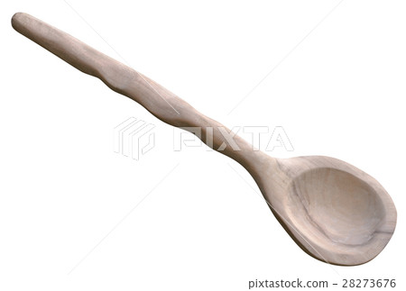 Carved Wooden Ladle Cutout Carved Wooden Ladle Cutout 28273676