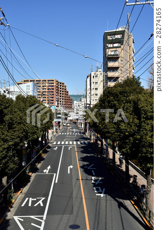 Ikegami dori looking at the direction of Oimachi from Oi's police station 28274165