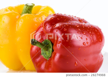 Bell pepper on a white background Bell pepper on a white background 28274988