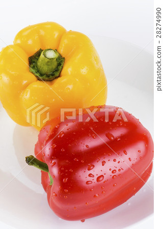 Bell pepper on a white background Bell pepper on a white background 28274990