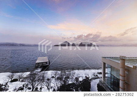 Toya Lake in Hokkaido, Japan. 28275302