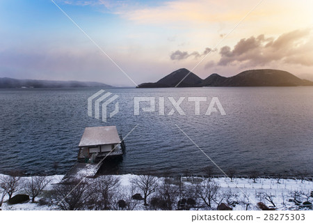 Toya Lake in Hokkaido, Japan. 28275303
