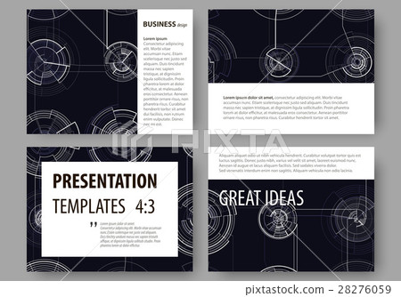 Set of business templates for presentation slides 28276059