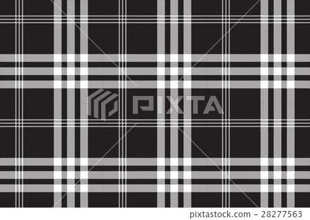 Black and white check pixel square fabric texture 28277563