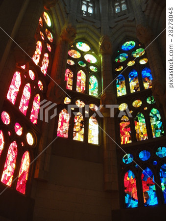 Colorful stained glass Colorful stained glass 28278048