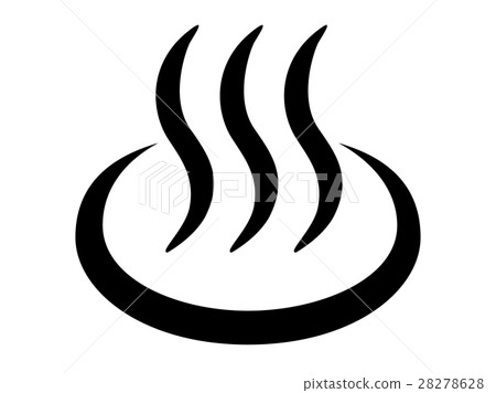 Hot Spring Mark - Stock Illustration [28278628] - PIXTA
