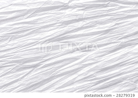 Texture of crumpled paper, white background 28279319