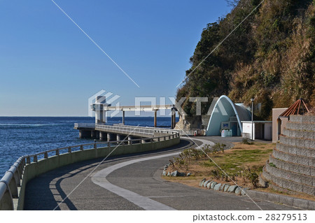 View of Katsuura city underwater park underwater view tower 28279513