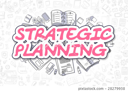 Strategic Planning - Cartoon Magenta Text 28279938