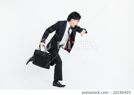 Running businessman 28280403