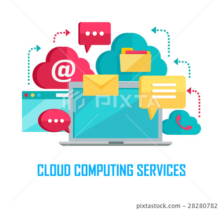Cloud Computing Services Banner 28280782