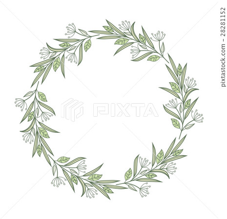 Frame branches with leaves Frame branches with leaves 28281152