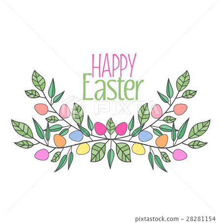 Vector Easter eggs Vector Easter eggs 28281154