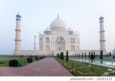 Taj Mahal a white marble mausoleum 28281233