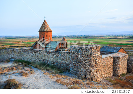 Monastery at the hill of Khor Virap Monastery at the hill of Khor Virap 28281297