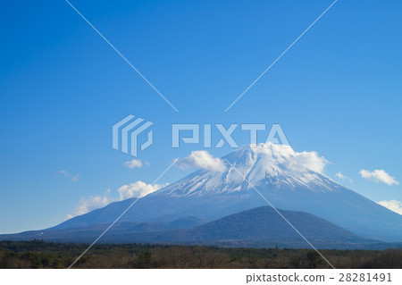 Mt. Fuji crowning snow 28281491