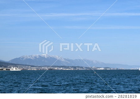 Lake Biwa and Hirayama Mountains Lake Biwa and Hirayama Mountains 28281819