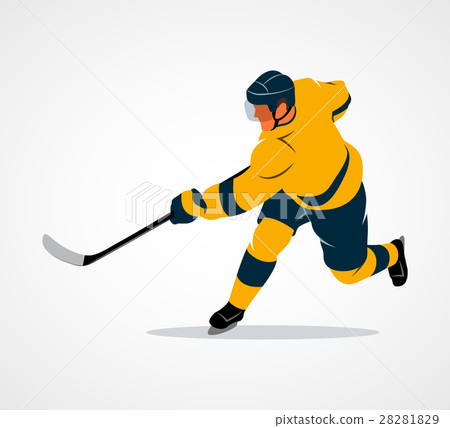 Hockey player illustration Hockey player illustration 28281829