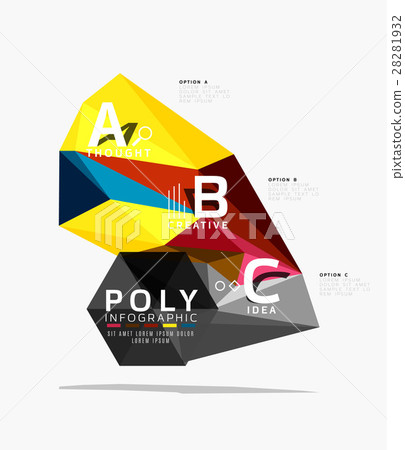 Colorful triangles with A B C options Colorful triangles with A B C options 28281932