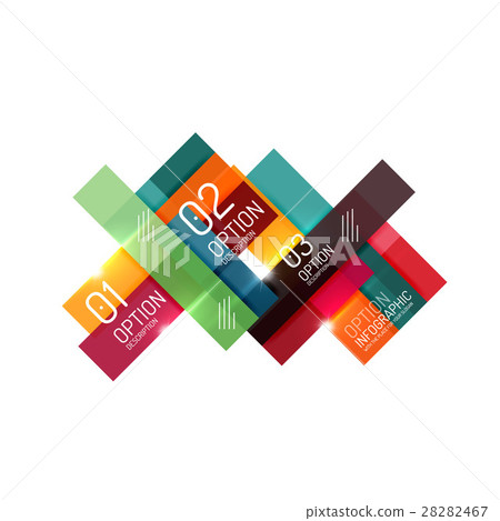 Geometric abstract composition with text and 28282467