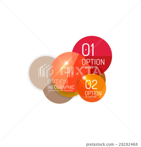 Geometric abstract composition with text and 28282468