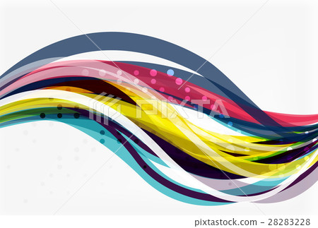 Elegant colorful wave, stripes Elegant colorful wave, stripes 28283228