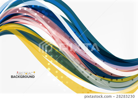 Elegant colorful wave, stripes Elegant colorful wave, stripes 28283230