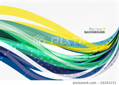 Elegant colorful wave, stripes Elegant colorful wave, stripes 28283231