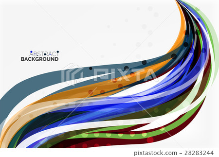 Elegant colorful wave, stripes Elegant colorful wave, stripes 28283244