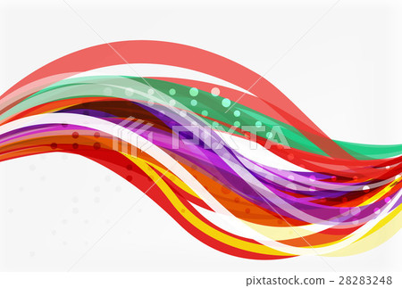 Elegant colorful wave, stripes Elegant colorful wave, stripes 28283248