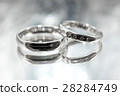 Wedding rings Wedding rings made of white gold with diamonds 28284749