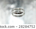Women's silver ring with a diamond 28284752