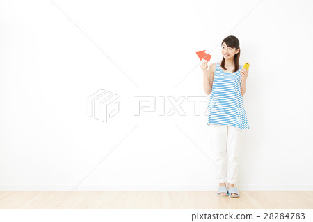 女智能手機箭頭 28284783
