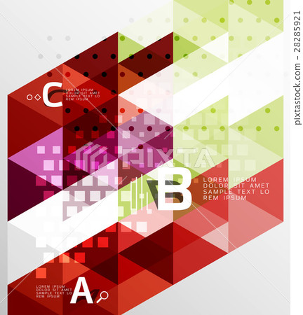 Vector geometric abstract background Vector geometric abstract background 28285921