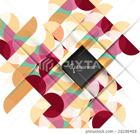 Vector circle and triangle abstract background 28286408