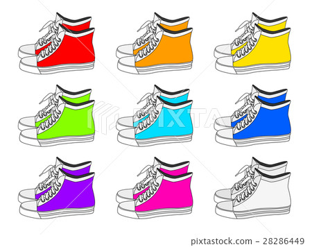 Shoe color variation - Stock Illustration [28286449] - PIXTA