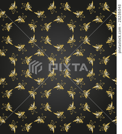 Seamless Oriental Vector Background 28286848