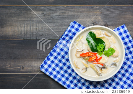 coconut milk soup with chicken coconut milk soup with chicken 28286949