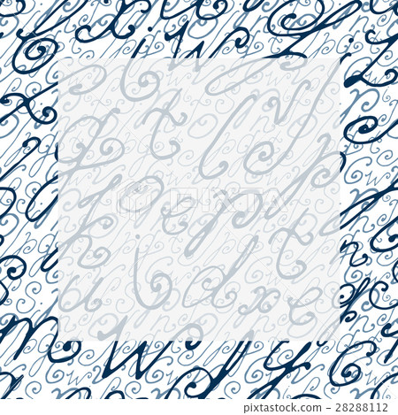 Hand Drawn Square Background or Frame - Stock Illustration [28288112 ...