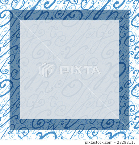 Hand Drawn Square Background or Frame - Stock Illustration [28288113 ...