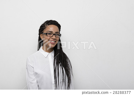Portrait of an attractive young woman in studio Portrait of an attractive young woman in studio 28288377