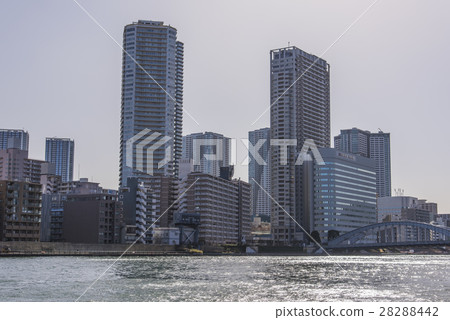 隅田川沿岸的高層公寓 28288442